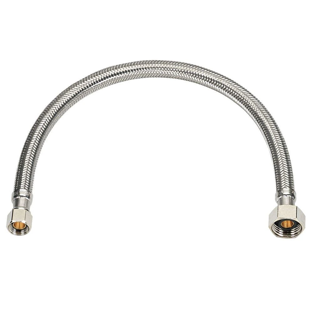 3/8 In. Od X 1/2 In. Ips X 30 In. Braided Stainless Steel Faucet Supply Line