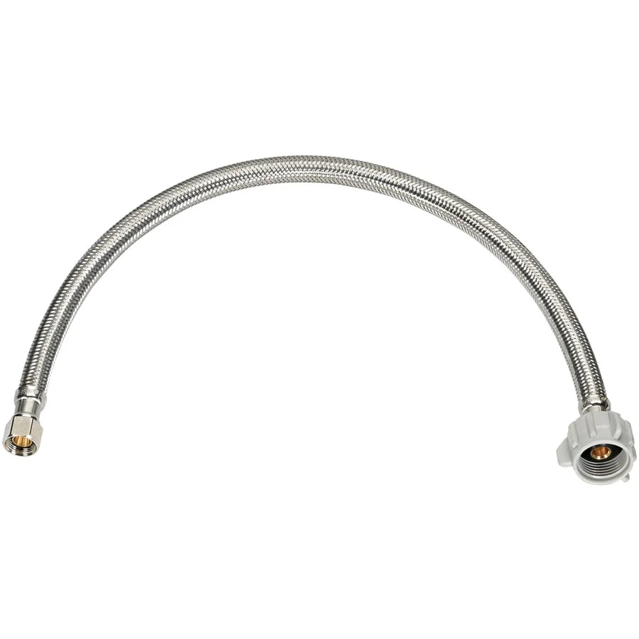 3/8-inch Compression 16-inch Braided Stainless Steel Toilet Supply Line