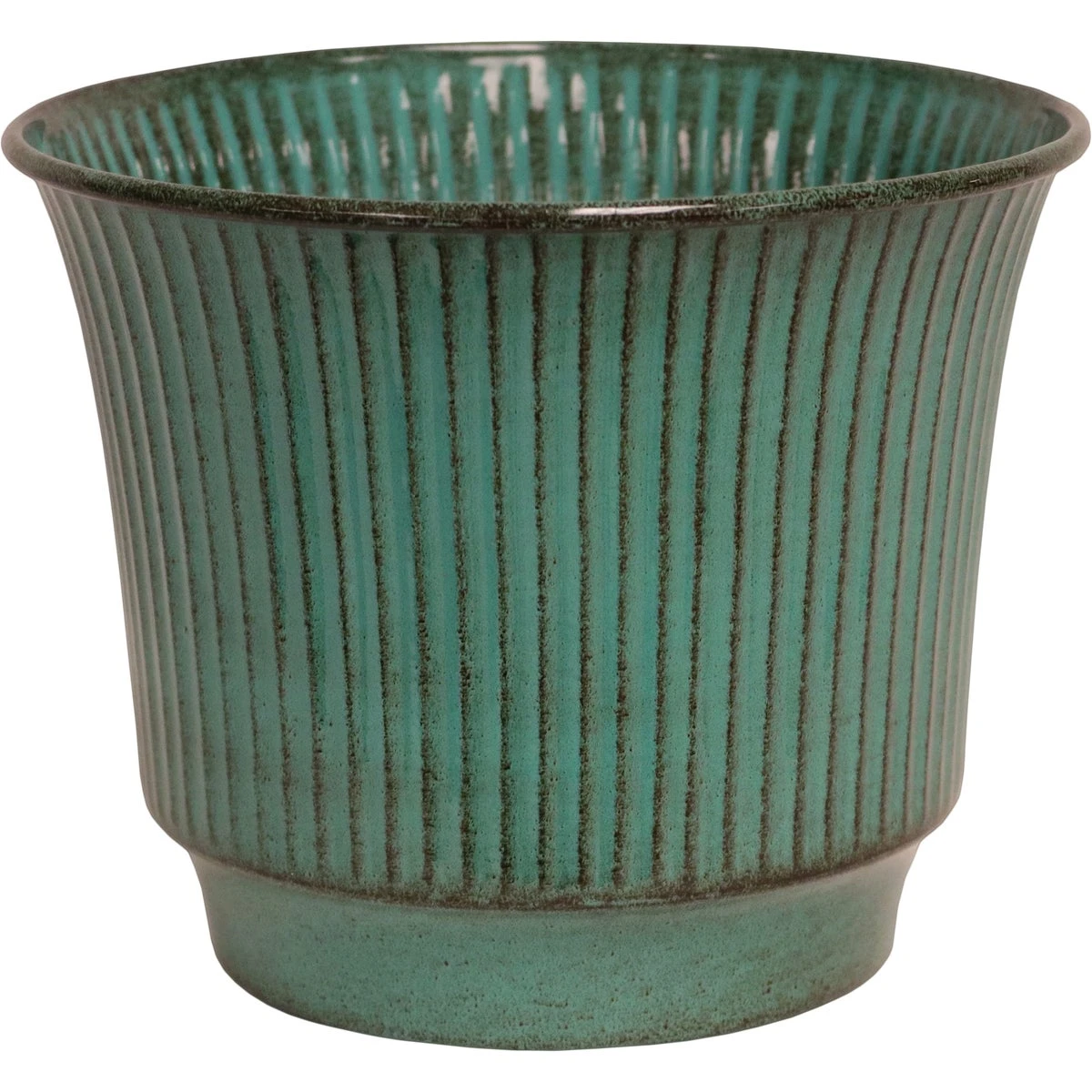 Madison 6.75 In. X 8 In. Ironstone Metal Surf Planter - Durable & Stylish