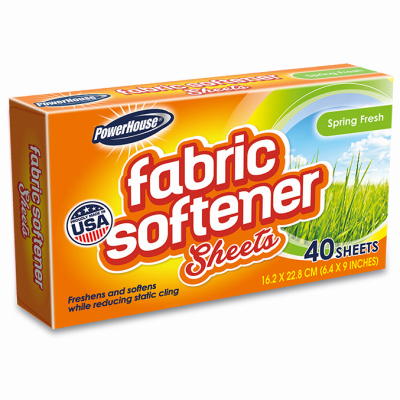 Fabric Softener Dryer Sheets, Spring Fresh Scent, 30-Ct.