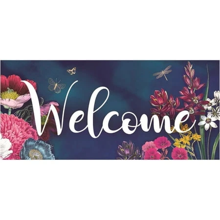 Sassafras Switch Mat - Vivid Bouquet Welcome Design