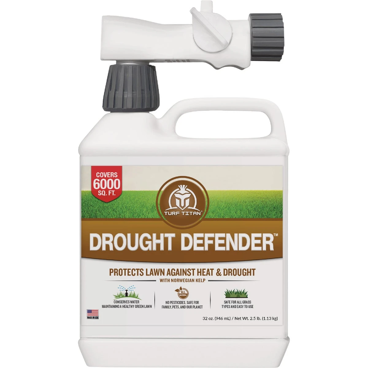 Drought Defender 32 Oz. Liquid Fertilizer For 6000 Sq. Ft. Lawns