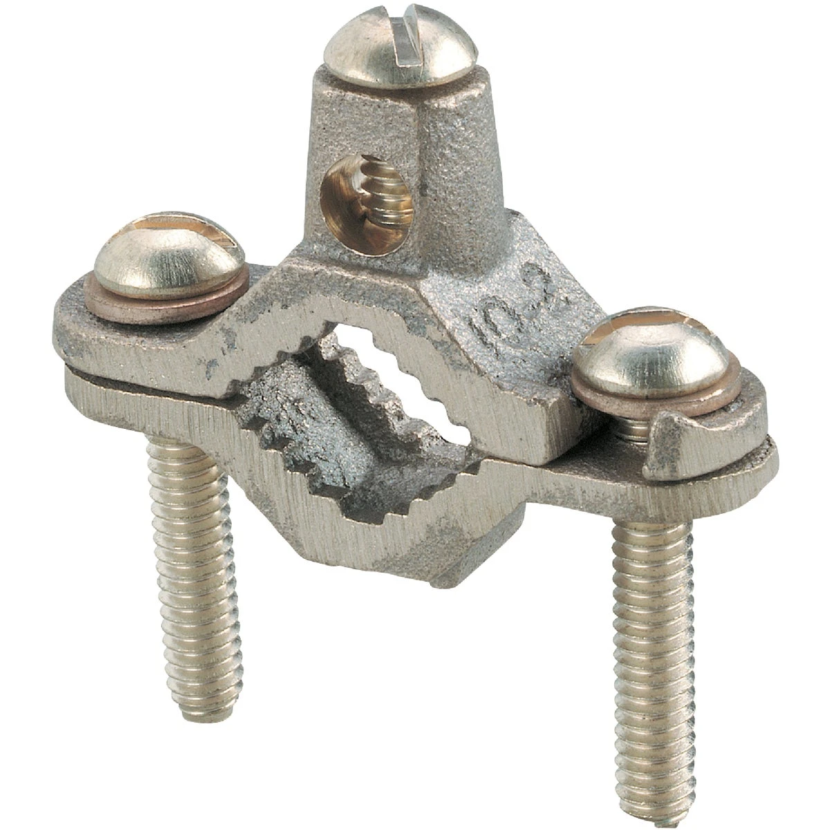 1/2 In. To 1 In. #10 To #2 Awg Set Screw Ground Clamp - Bronze