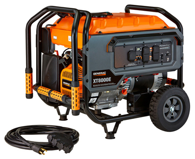 8000-watt Portable Generator With Electric Start For Reliable Power