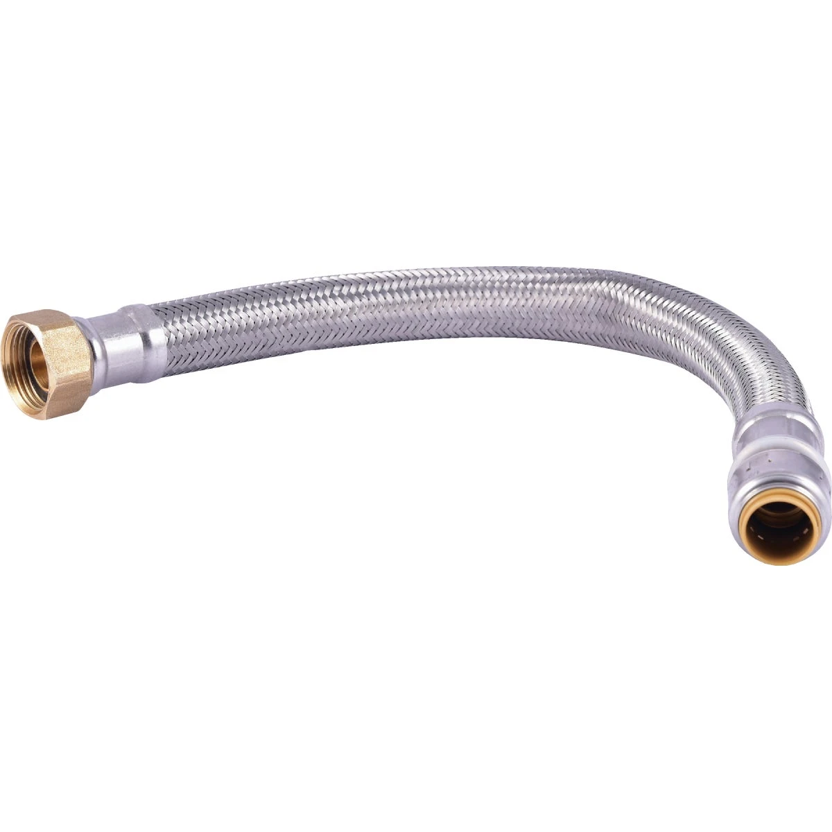 1/2 In. X 3/4 In. Fip X 15 In. L Braided Flexible Water Heater Connector