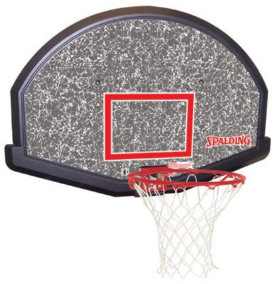 48-inch Eco-composite Basketball Backboard And Rim Combo