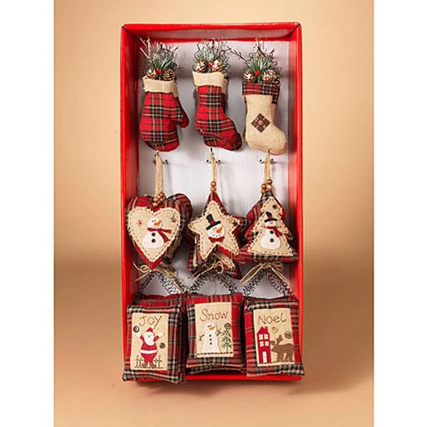 Plush Holiday Ornament Assortment - Festive Decorations For Every Occasion