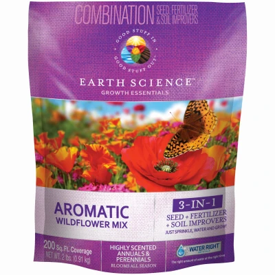 Aromatic Wildflower Mix Seed, 2 Pounds, Covers 200 Square Feet
