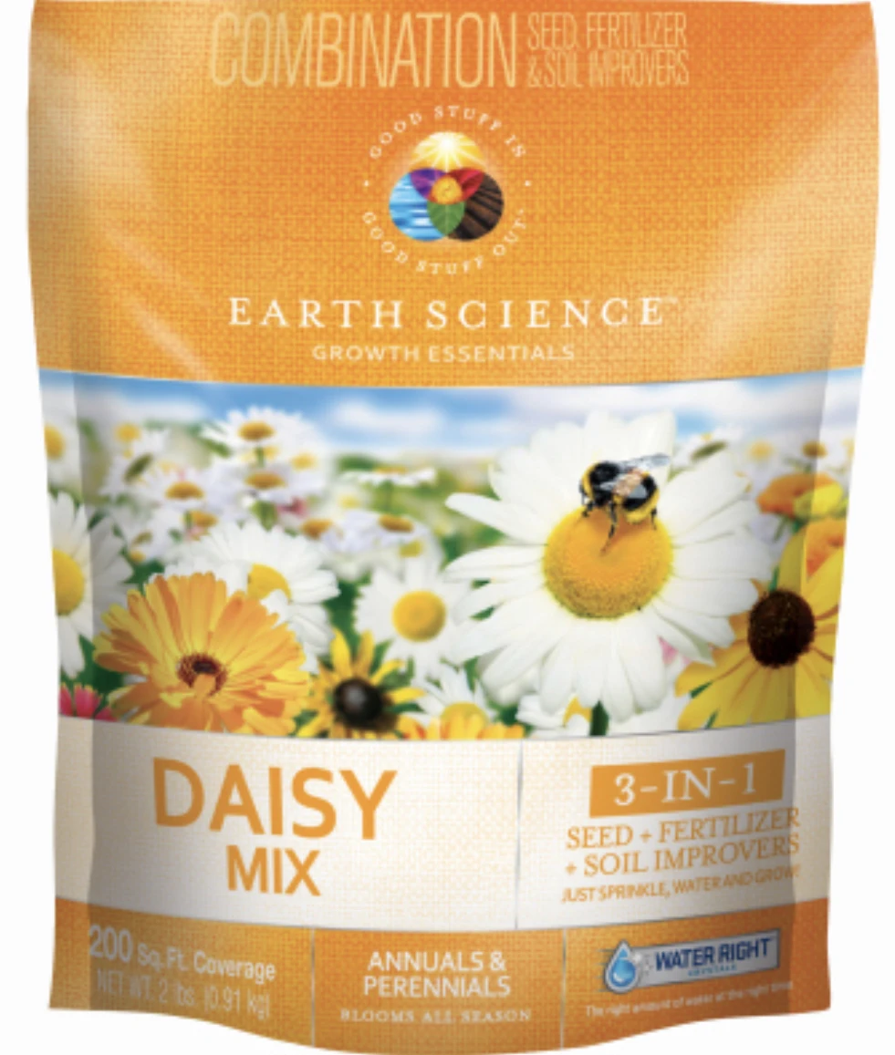 Daisy Seed Mix Covering 200 Square Feet, 2 Pounds