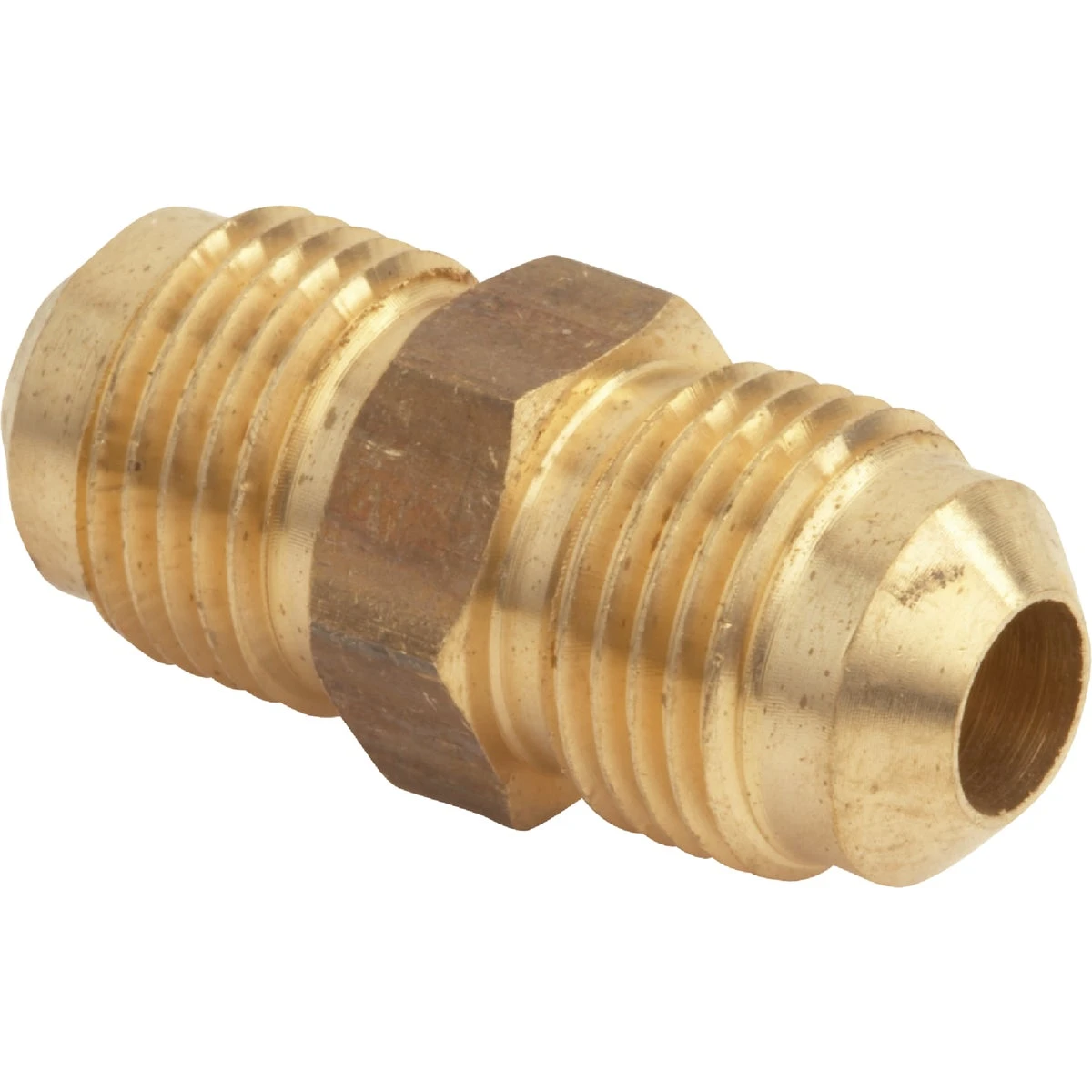 3/8 Inch Brass Low Lead Flare Union - Durable Pipe Fitting For Plumbing