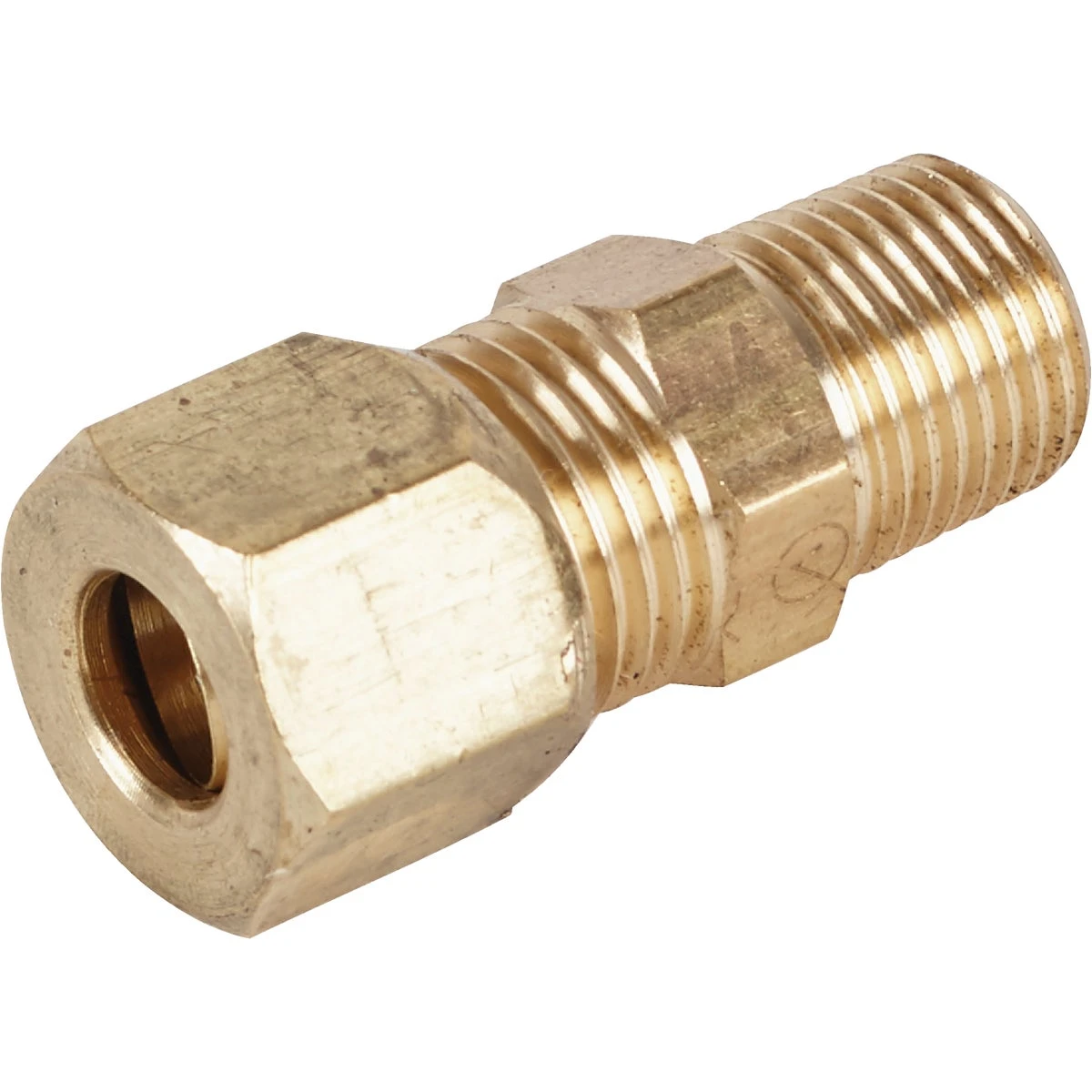 1/4 In. X 1/8 In. Brass Male Union Compression Adapter