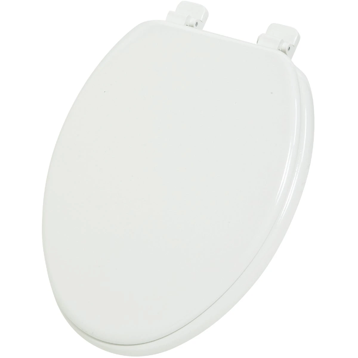 Elongated Closed Front White Molded Wood Toilet Seat - Model Wms-19-r1-w