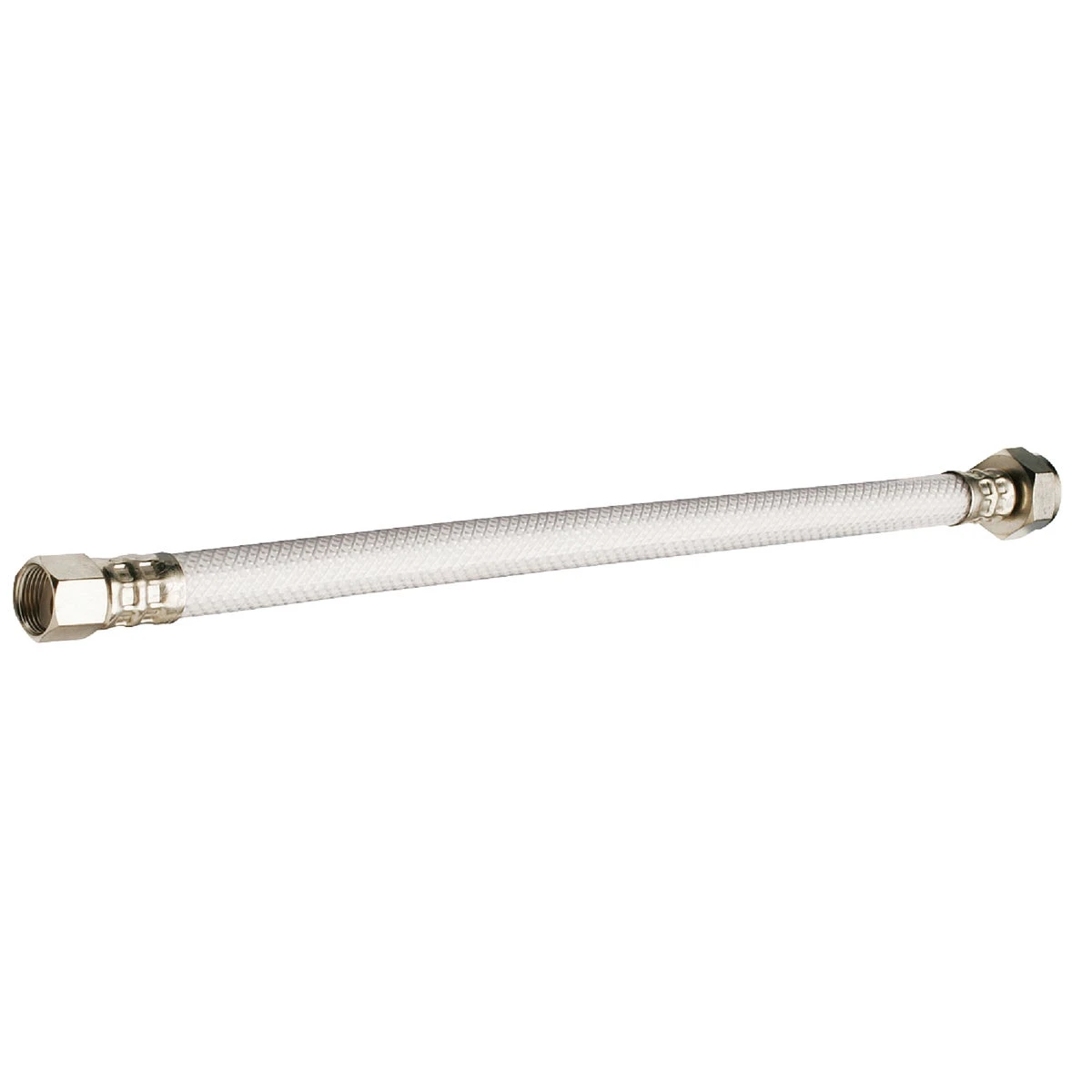 1/2 In. Fip X 3/8 In. F X 20 In. L Vinyl Faucet Connector - Flexible Water Supply Tube