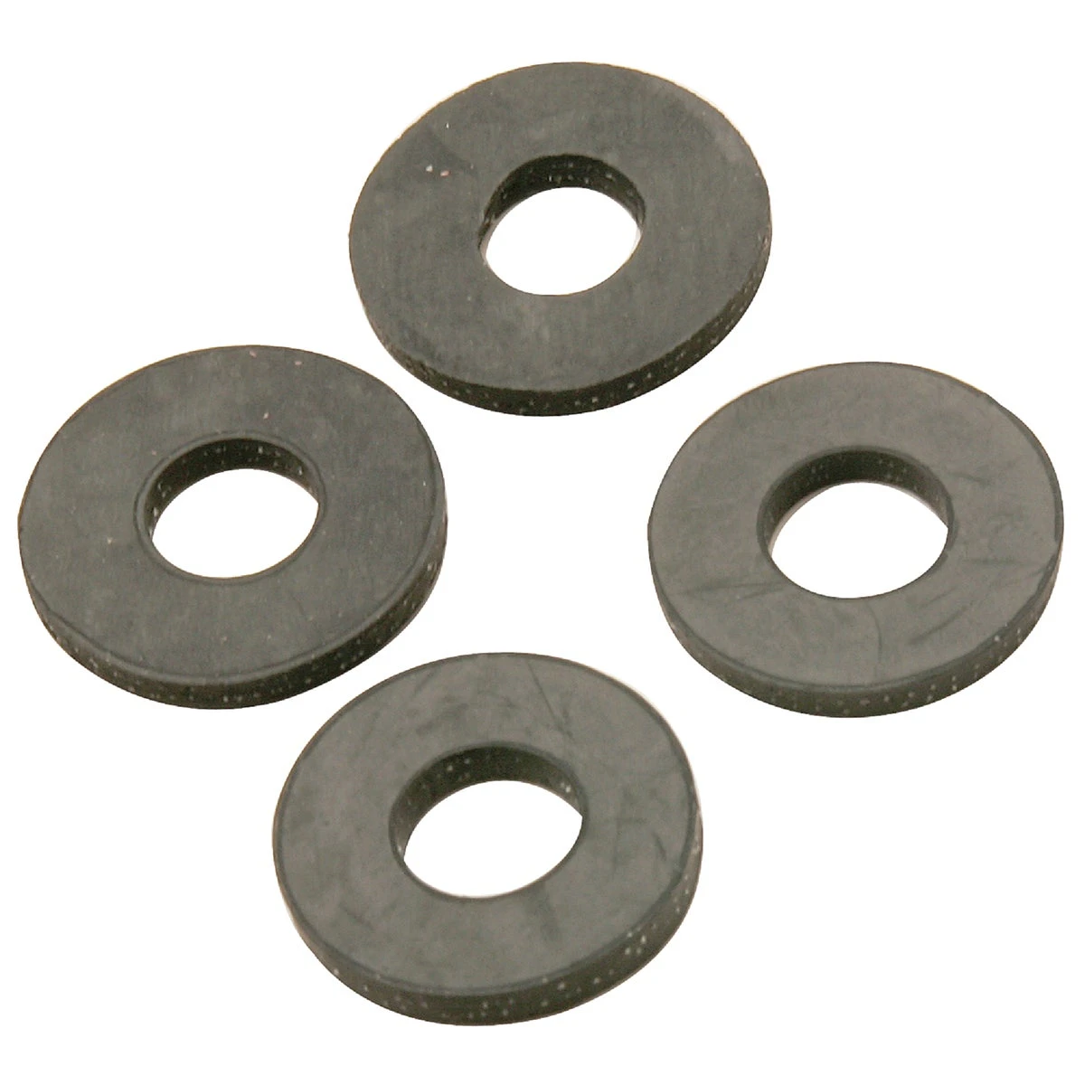 Assorted Black Bonnet Faucet Washer Set - 4 Pieces For Leak Repair