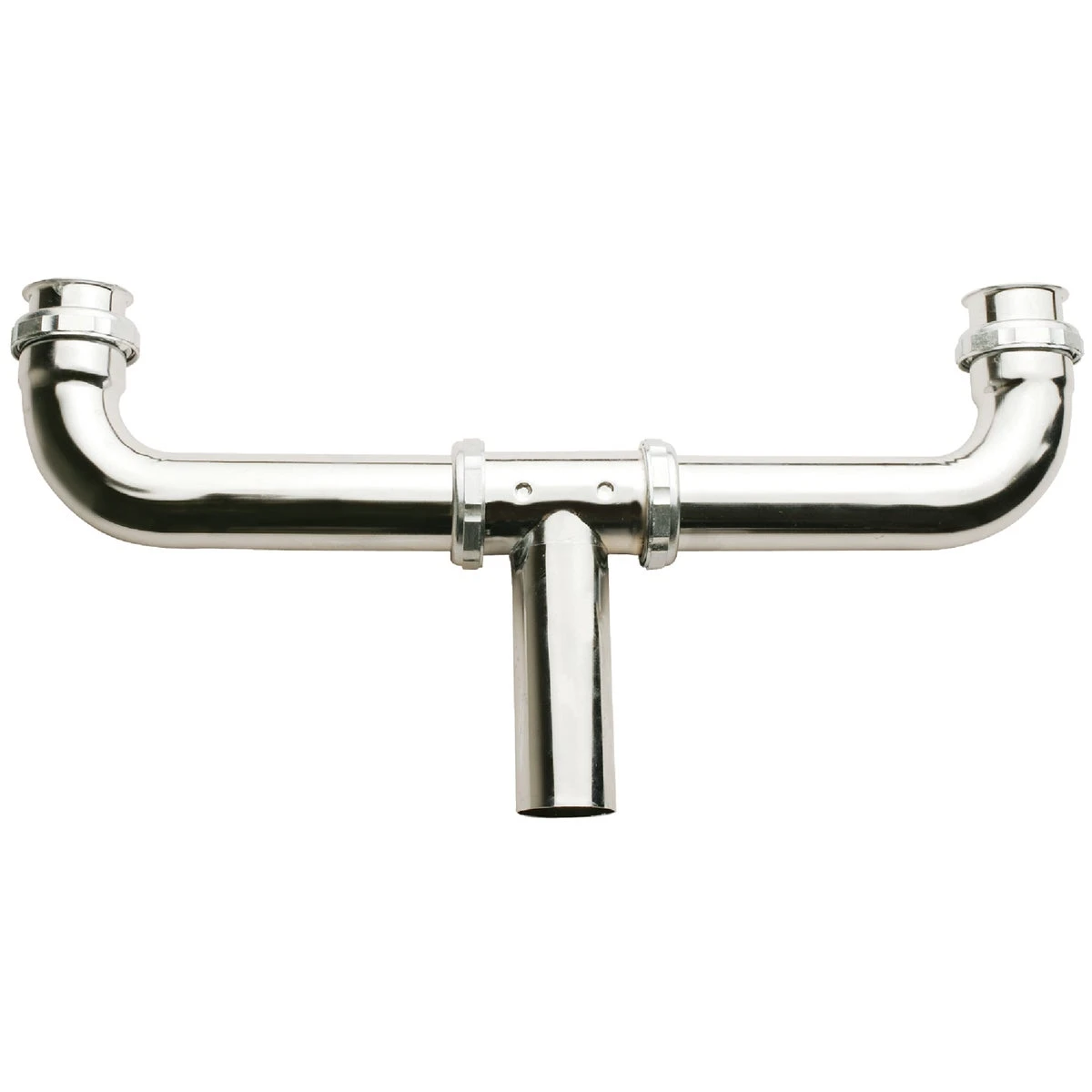 1-1/2 In. X 16 In. Chrome Plated Center 22 Gauge Outlet Continuous Waste
