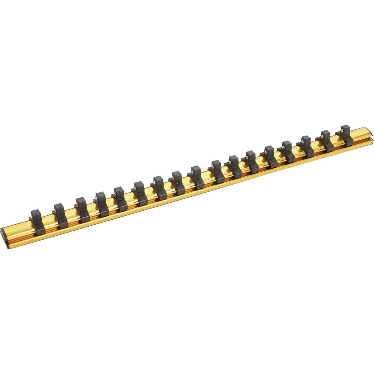 3/8 Inch Steel Socket Holder Rail With Magnetic Base And Sliding Clips