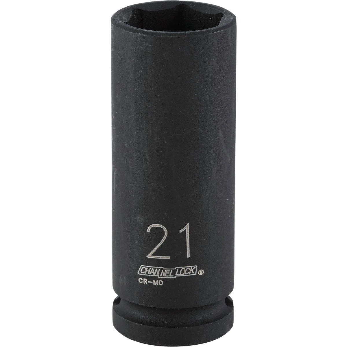 1/2 Inch Drive 21 Millimeter 6-point Deep Metric Impact Socket