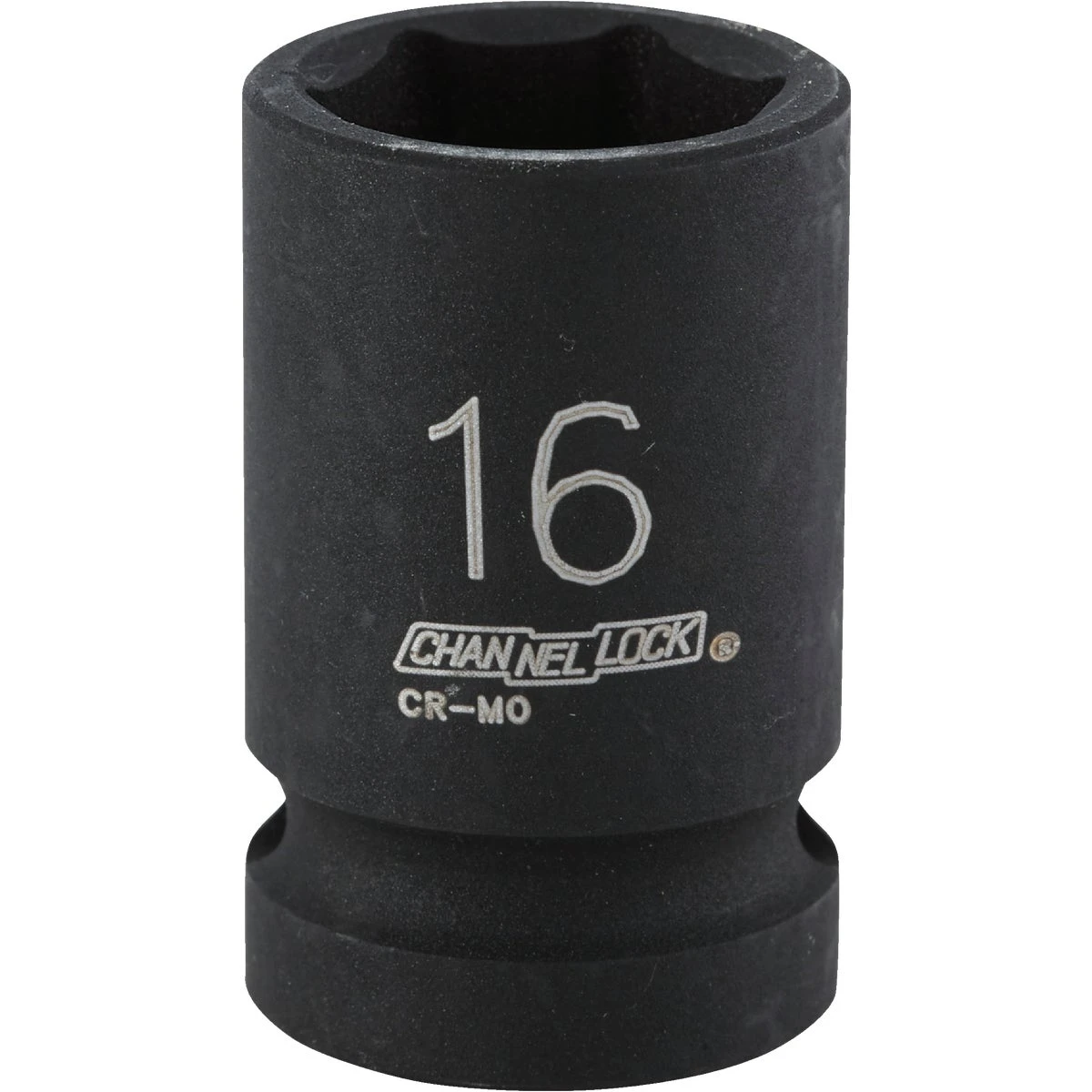1/2 Inch Drive 16 Millimeter 6-point Shallow Metric Impact Socket