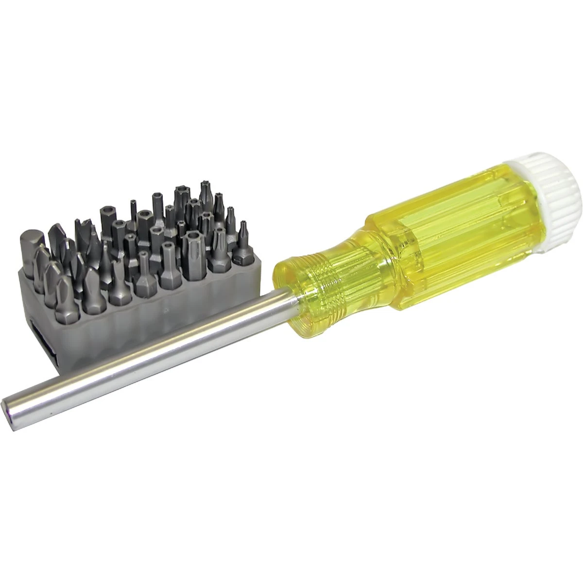 32-piece Security Multi-bit Screwdriver With Magnetic Tip And Storage