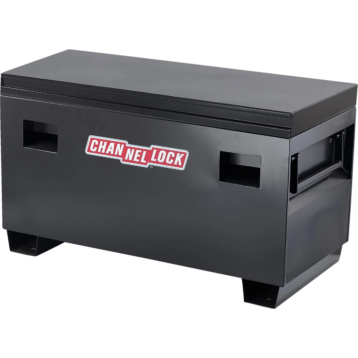 48 Inch Jobsite Toolbox - Rugged Steel Storage With Lock And Handles