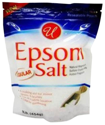 Epsom Salts 1 Pound Bag For Relaxation And Wellness