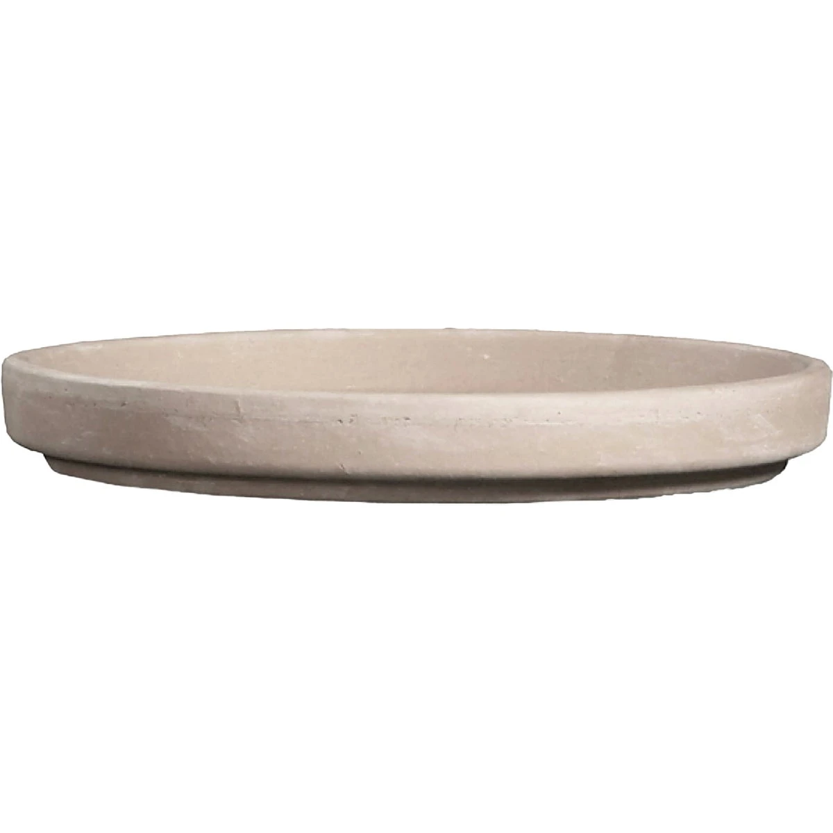 6 Inch White Basalt Clay Standard Flower Pot Saucer For Outdoor Use