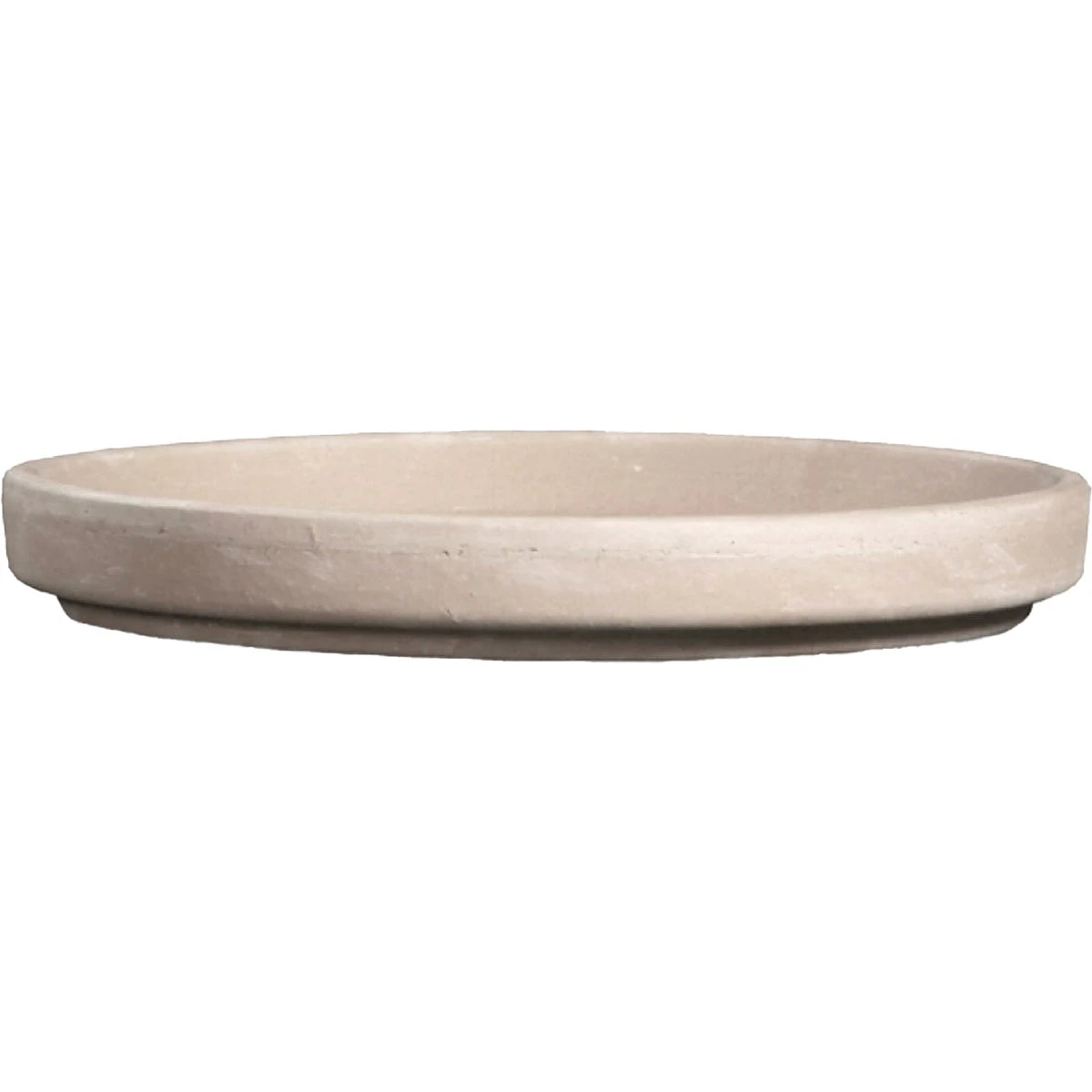 4 Inch White Basalt Clay Standard Flower Pot Saucer For Indoor And Outdoor Use