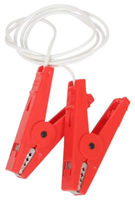 Electric Fence Jumper Lead With Heavy Duty Clamps - Model G634004