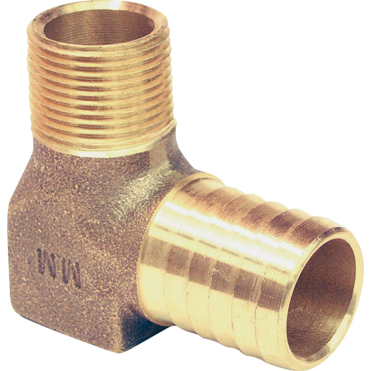 3/4 In. Mpt X 1 In. Insert Barbed 90 Degree Brass Elbow Fitting
