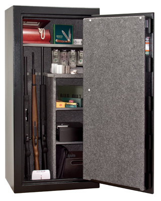 Revolution Gun Safe For 24 Long Guns With Electronic Lock - Model Cn24-bktfe