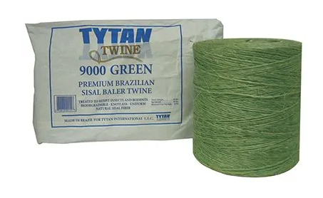 Baler Twine, Green Sisal, Two 4,500-Ft. Spools