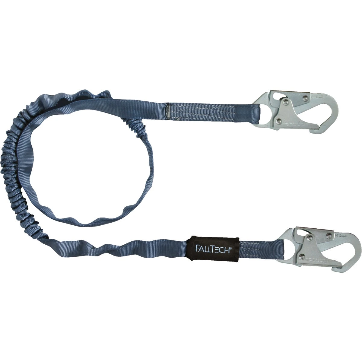 6 Ft. Shock Absorbing Lanyard With Snap Hooks And Safety Certification