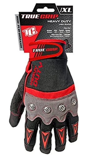 Extra Large Heavy Duty Work Gloves with Knuckle Protection and Touchscreen Compatibility