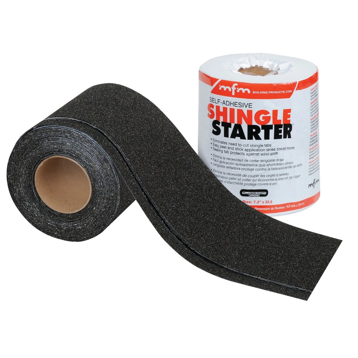7.2 Inch X 33.5 Feet Self-adhesive Shingle Starter - Waterproof Membrane