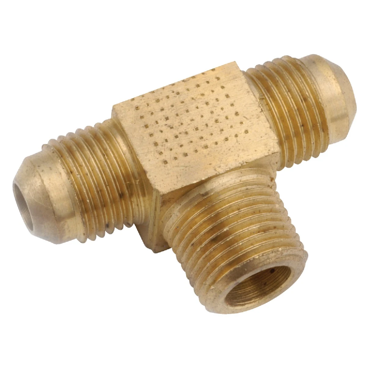 5/8 In. X 5/8 In. X 1/2 In. Mpt Flare Brass Tee Fitting