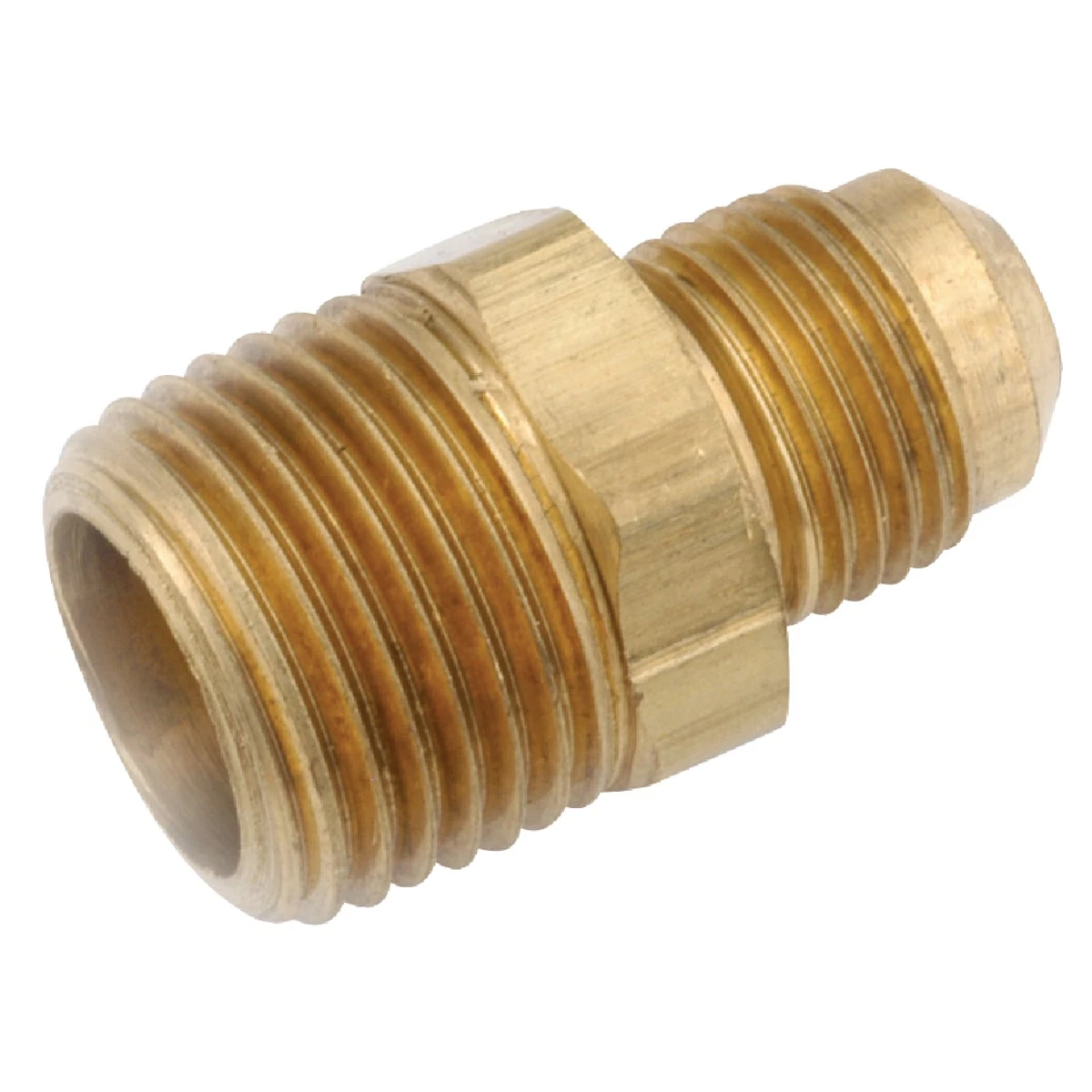 5/8 In. X 3/8 In. Brass Male Flare Connector - Durable Plumbing Fitting