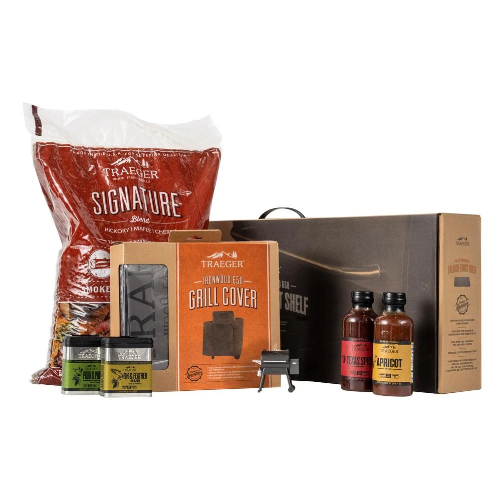 Ironwood 650 Wood Pellet Grill Accessory Bundle With Premium Features