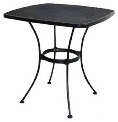 Uptown Patio Bistro Table with Steel Mesh Top, 28 Inch Diameter