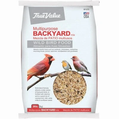 Wild Bird Food 20 Pound Bag Premium Blend for All Wild Birds