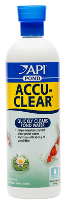 Accu-Clear Pond Water Clarifier, 16 Ounce Bottle for Clearer Water