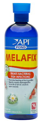 Melafix Pond Fish Bacterial Infection Remedy 16-ounce Bottle