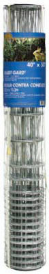 Galvanized Welded Wire Mesh Rabbit Fence, 1 X 4-inch Mesh, 40-inch X 50-feet