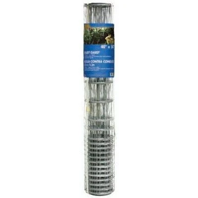 Galvanized Welded Wire Mesh Rabbit Fence, 28-in. X 50-ft., 1 X 4-in. Mesh
