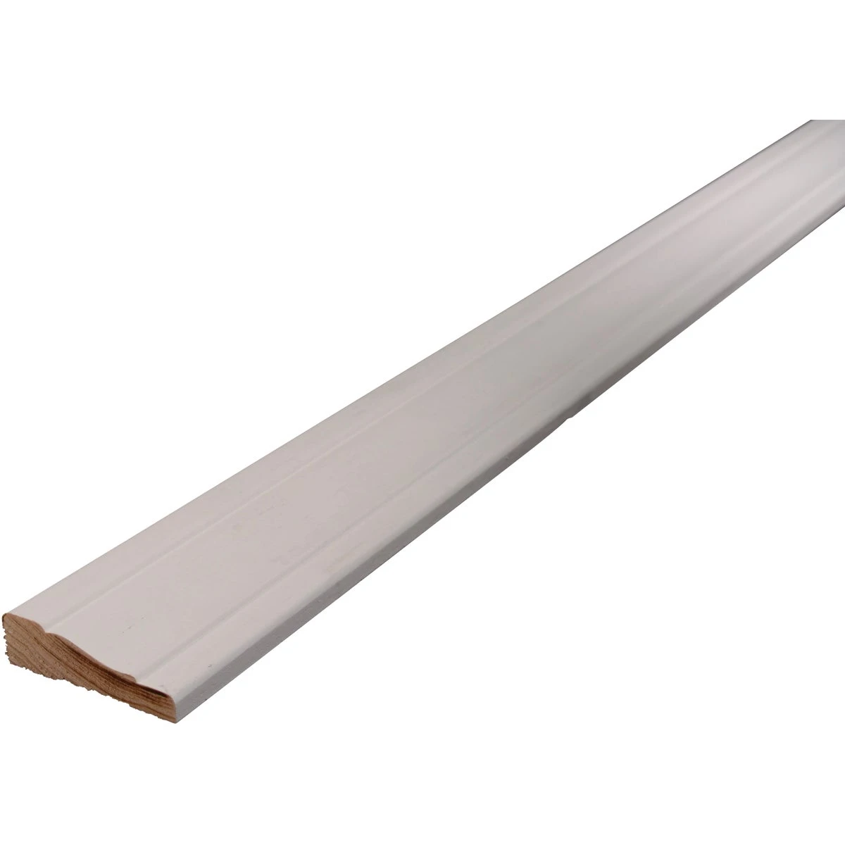 11/16 In. W. X 2-1/4 In. H. X 7 Ft. L. White Finger Joint Pine Colonial Casing Set