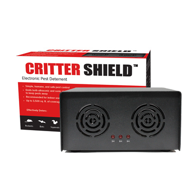 Critter Shield Electronic Animal Yard Repeller - Model Mmcrts For Effective Pest Control