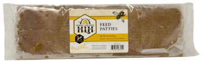 Beekeeping Pollen Pattie, 1 Pound, 15% Pollen Supplement For Brood Building