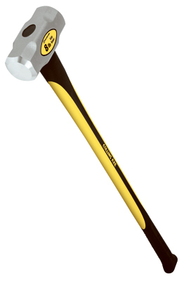 8-pound Sledgehammer With Durable Steel Head And Fiberglass Handle
