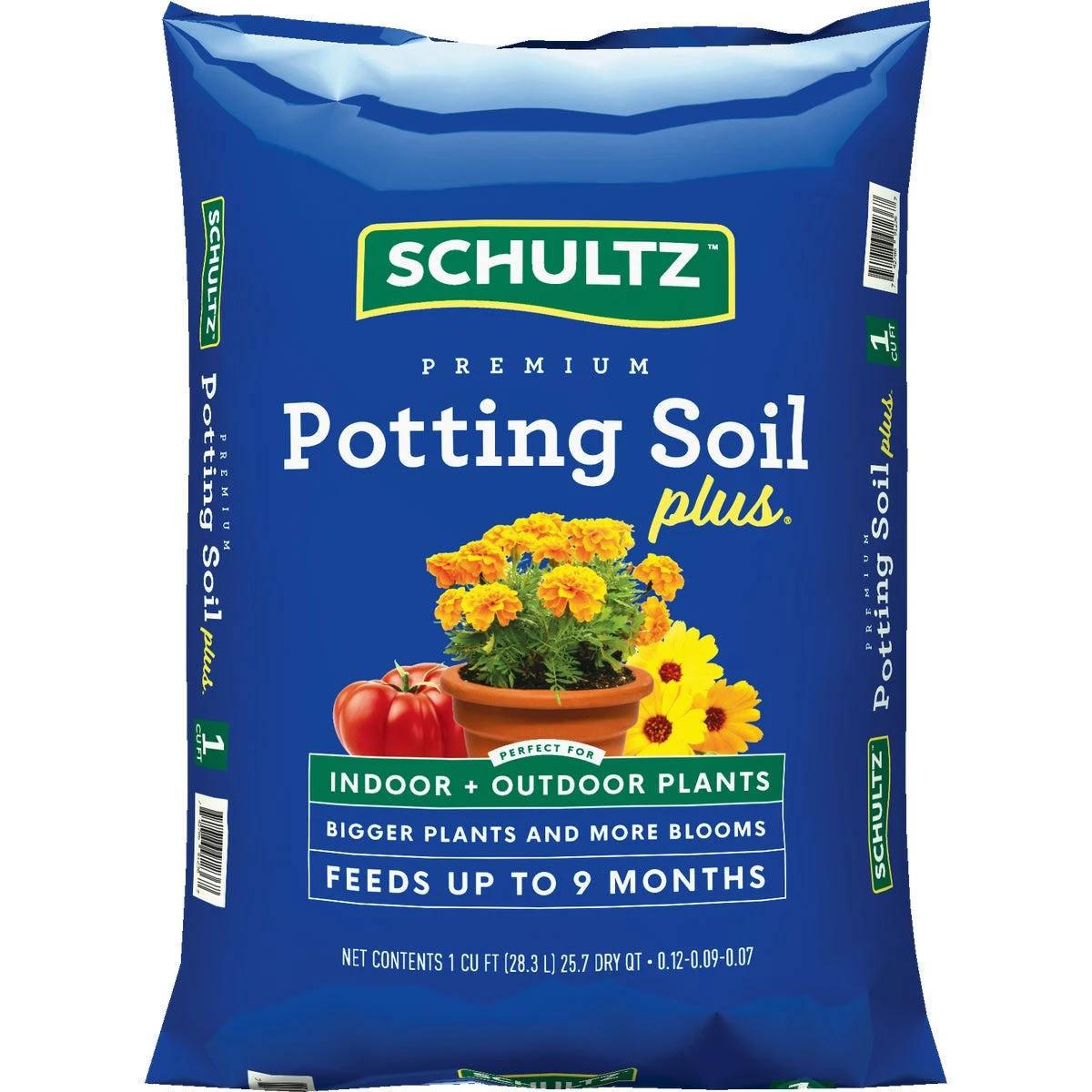 Premium 1 Cu. Ft. All Purpose Indoor & Outdoor Potting Soil Plus