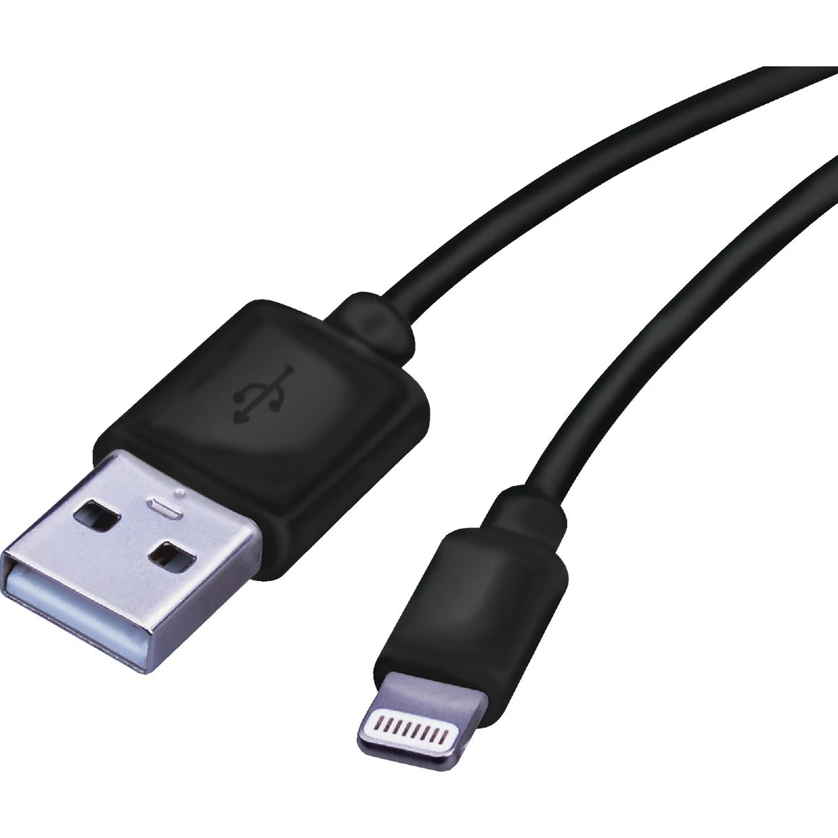 6 Ft. Black Lightning To Type-a Usb Charging & Sync Cable - Mfi Certified