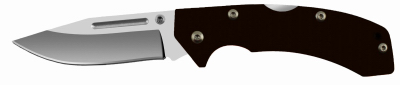 G10 Lock Back Folding Pocket Knife with Black Handle
